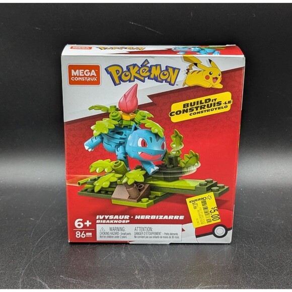 Mega Construx Pokemon Ivysaur 86 Pc Figure Construction Set New Sealed - Picture 1 of 7